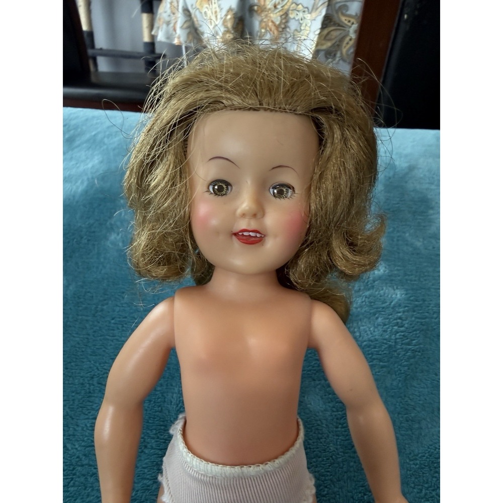 Darling, 1957 Ideal, 12" vinyl Shirley Temple doll, orign